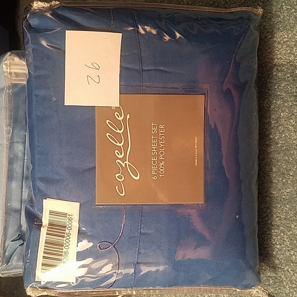 Cozelle 6 piece sheet set